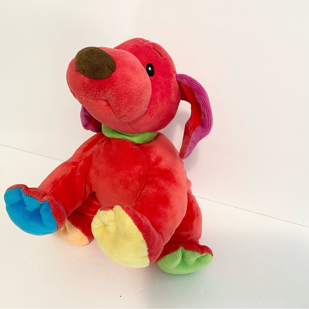 Baby Gund Pupps Red Dog Plush Baby Cuddle Toy Puppy Lovey Stuffed Animal Vintage